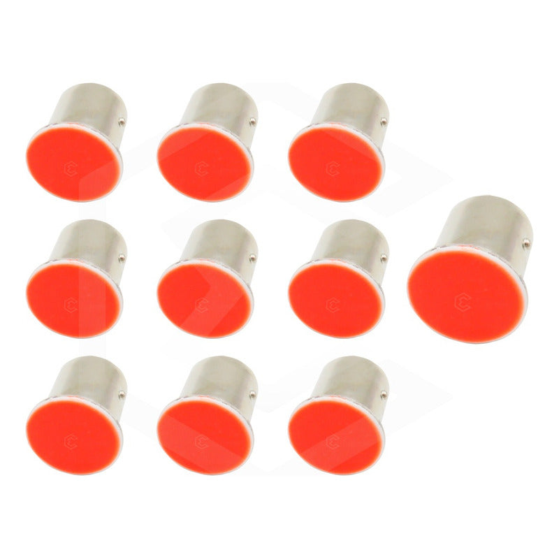 30 Focos 1156 1157 Led Cob Cuarto Stop Direccional Reversa