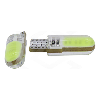 Par De Focos De Pellizco T10 12 Leds Cob Chip 80 Ma 12v