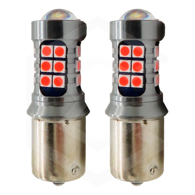 2 Focos 27 Led 1156 1157 3157 7440 7443 No Error Stop Cuarto