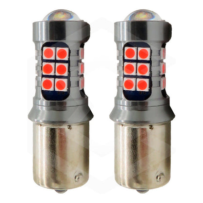 2 Focos 27 Led 1156 1157 3157 7440 7443 No Error Stop Cuarto