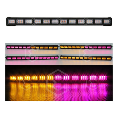 Barra 216 Led 19 Funciones 12 Módulos Bicolor Estrobo 12-24v