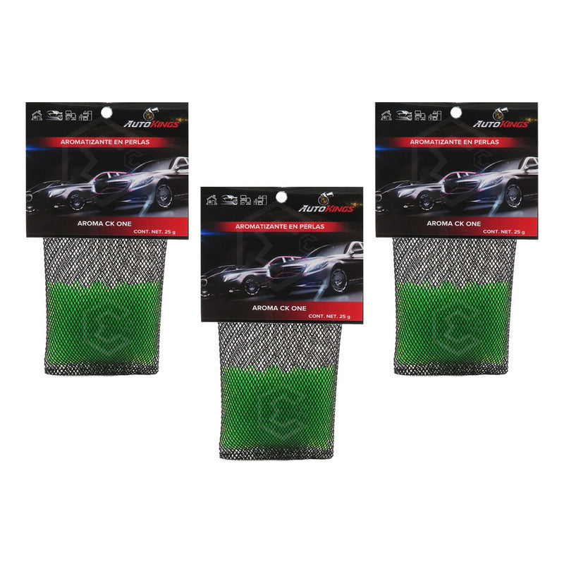 3 Aromatizante Para Auto Desodorante Perla Casa Oficina 25gr