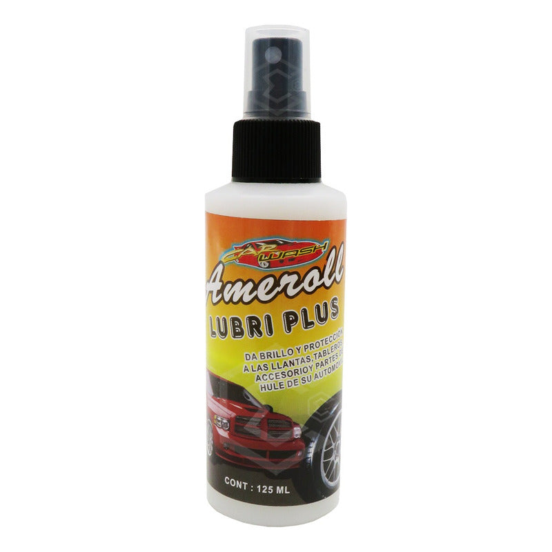 5 Ameroll Abrillantador Protección Llanta Tablero Hule 125ml Blanco
