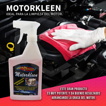 5 Desengrasante De Motor Y Limpiador Potente Car Wash 500ml
