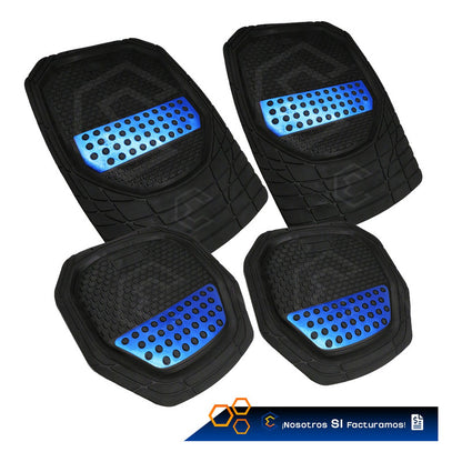 Tapete Tipo Charola Uso Rudo Auto Camioneta Juego 4 Piezas