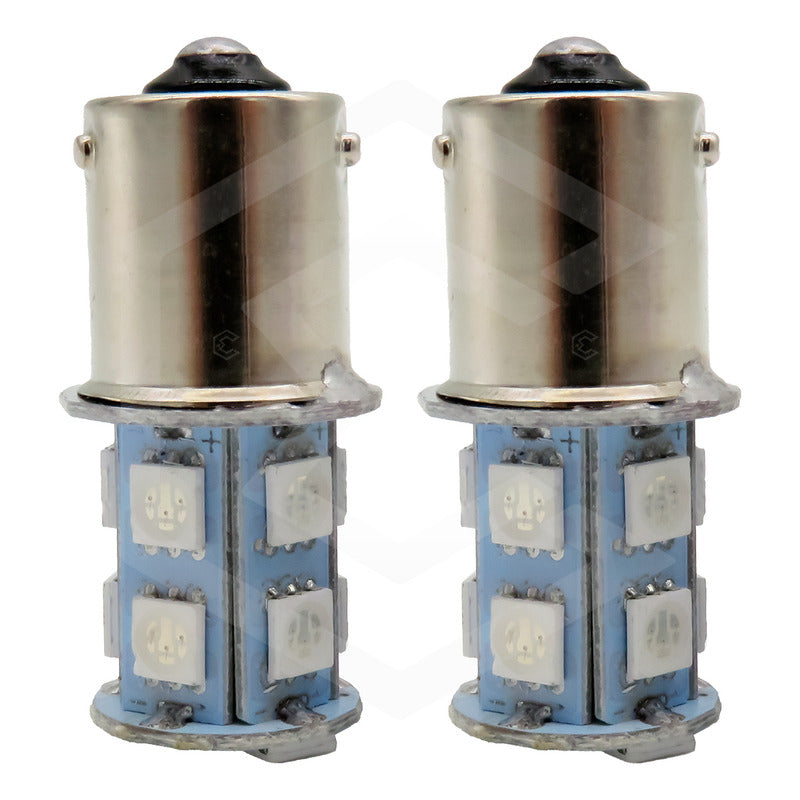 2 Focos 1157 1156 1176 3157 7440 7443 13 Leds Fijo Par Focos