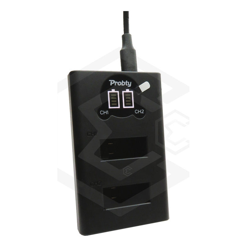 Cargador Para Bateria Gopro Max Usb Doble Entrada Indicado T