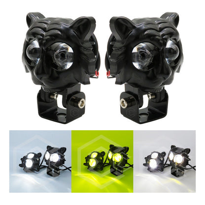 Faros Universal Tigre 12 Hiperled 4 Funciones 12-24v Bicolor