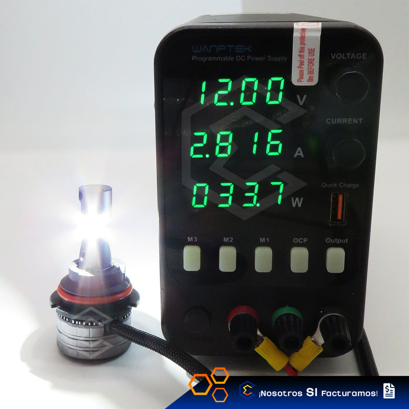 Kit 2 Focos 9004 24 Led Alta Y Baja Tricolor Control Nitroge 9004