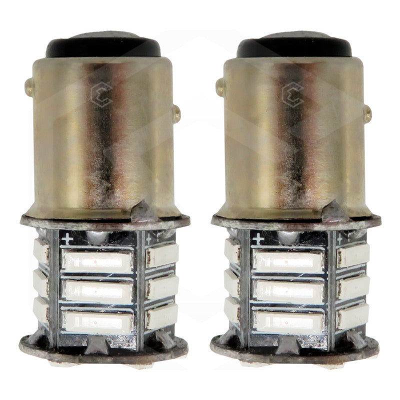 Par 2 Focos 3157 1156 1157 7440 7443 1176 21 Leds Estrobo