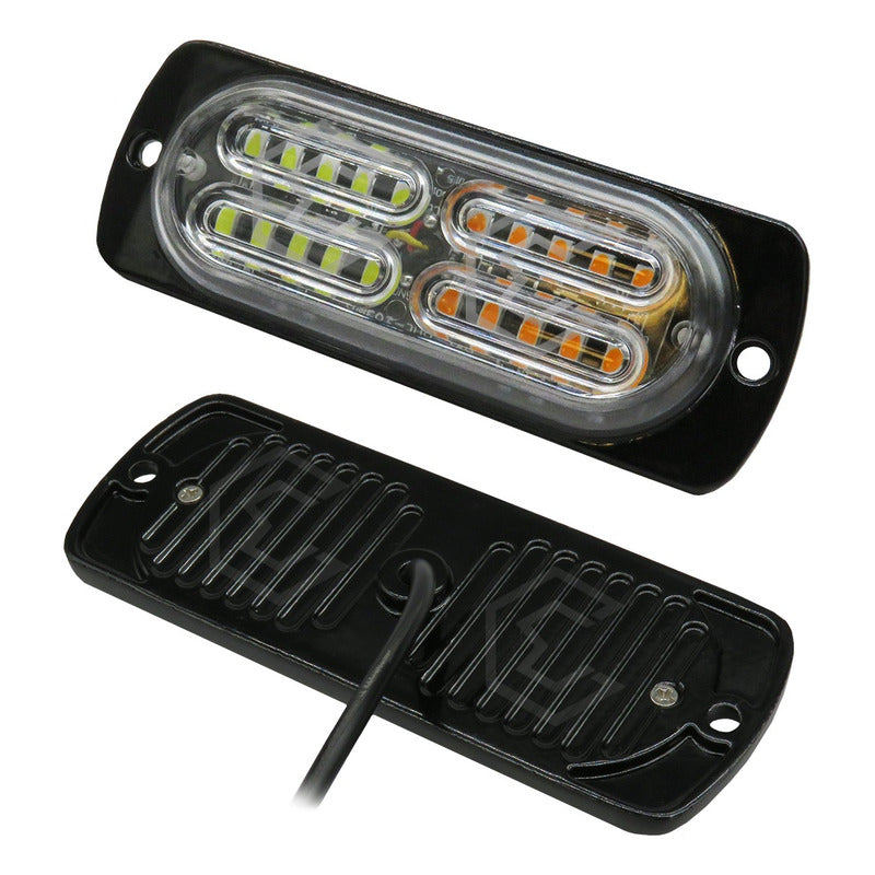 Faro Universal 20 Hiperled 3528 Estrobo 15 Funciones 12-24v