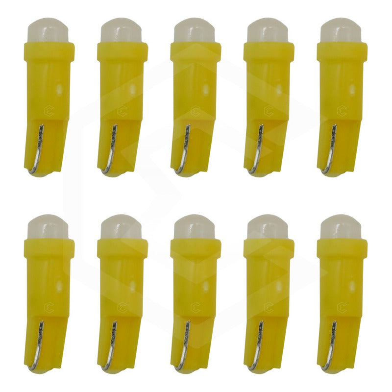 Kit 10 Focos 1 Led Pellizco T5 2721 Tablero Cluster Tipo Vel