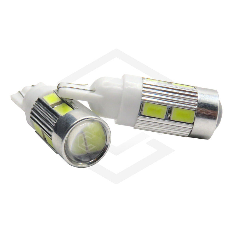 Par De Focos De Pellizco 10 Led Smd Super Potente Lupa 12v