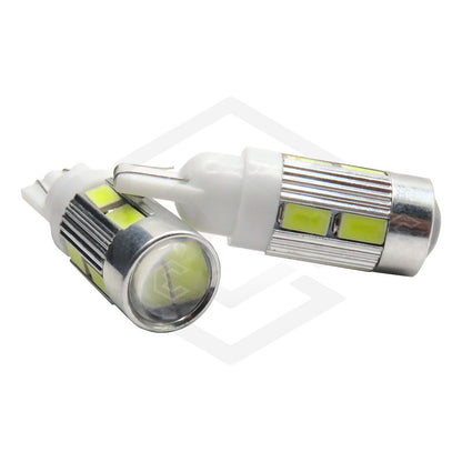 Par De Focos De Pellizco 10 Led Smd Super Potente Lupa 12v
