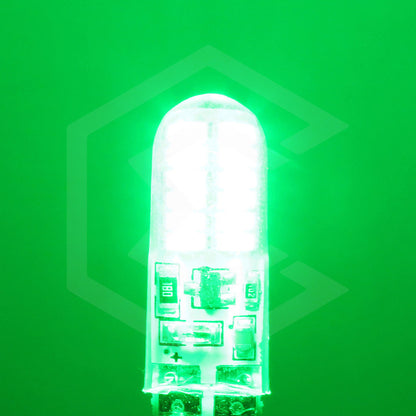 Kit De 10 Focos De Pellizco 24 Leds Canbus Fijo+estrobo 12v