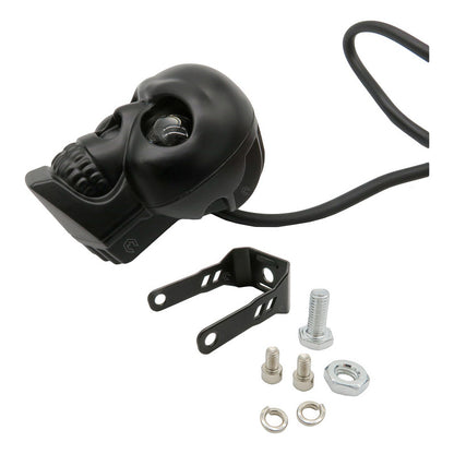 2 Faros Universal Calavera 12 Leds 3 Funciones Fijo 12-24v