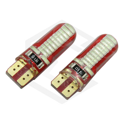 Kit 10 Focos De Pellizco T10 W5w 24 Leds Canbus 12v Fijo