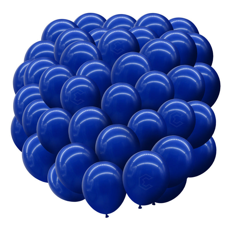 Bolsa 100 Globos Azul Marino Brillosos #10 Fiesta Boda Latex