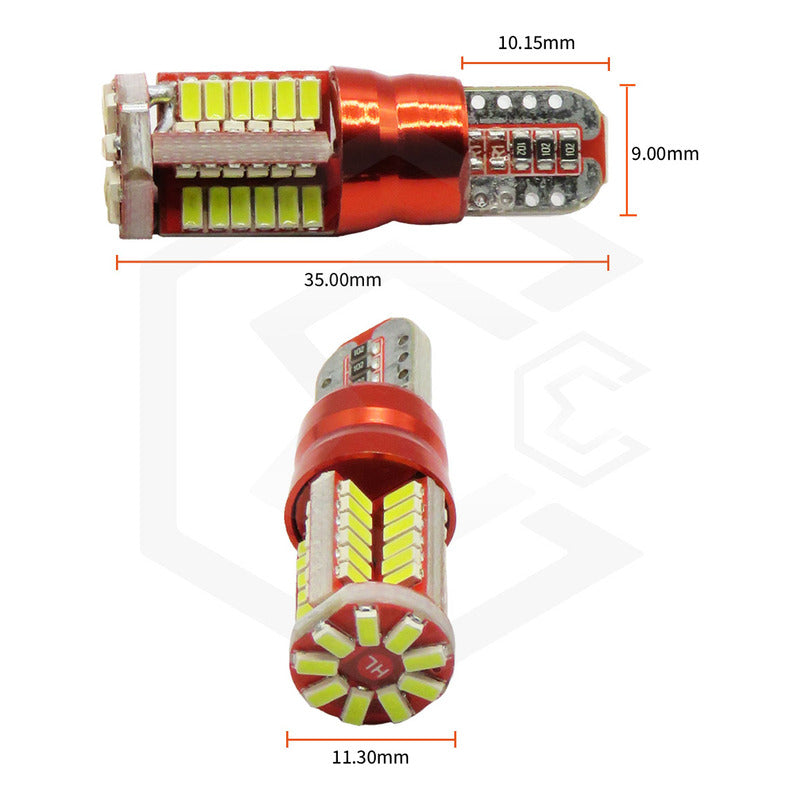 Par De Focos De Pellizco Mazorca 57 Led Super Potente 12v