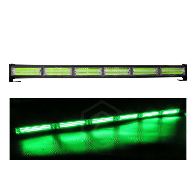 Barra Torreta Led Cob 6 Módulos Estrobo Código 16 Funciones