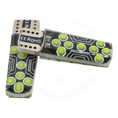 Par De Focos De Pellizco T10 18 Leds Cob Gel Alta Potencia