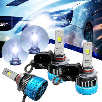 2 Focos 30 Led 9005 Canbus Ventilador Alta Baja 36000lm 101w 9005