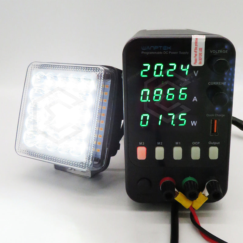 Par De Faros 77 Leds Auxiliares Luz Fija Aro De Luz 10-30v