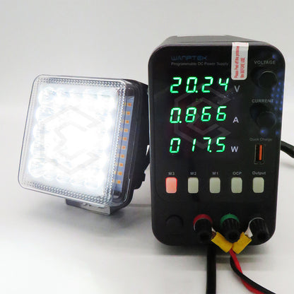 Par De Faros 77 Leds Auxiliares Luz Fija Aro De Luz 10-30v