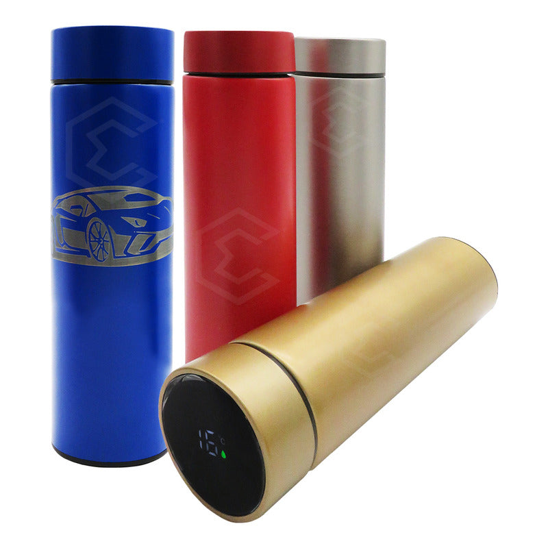 10 Termo Digital Personalizado Nombre Logo Grabado Láser 500 Mixto