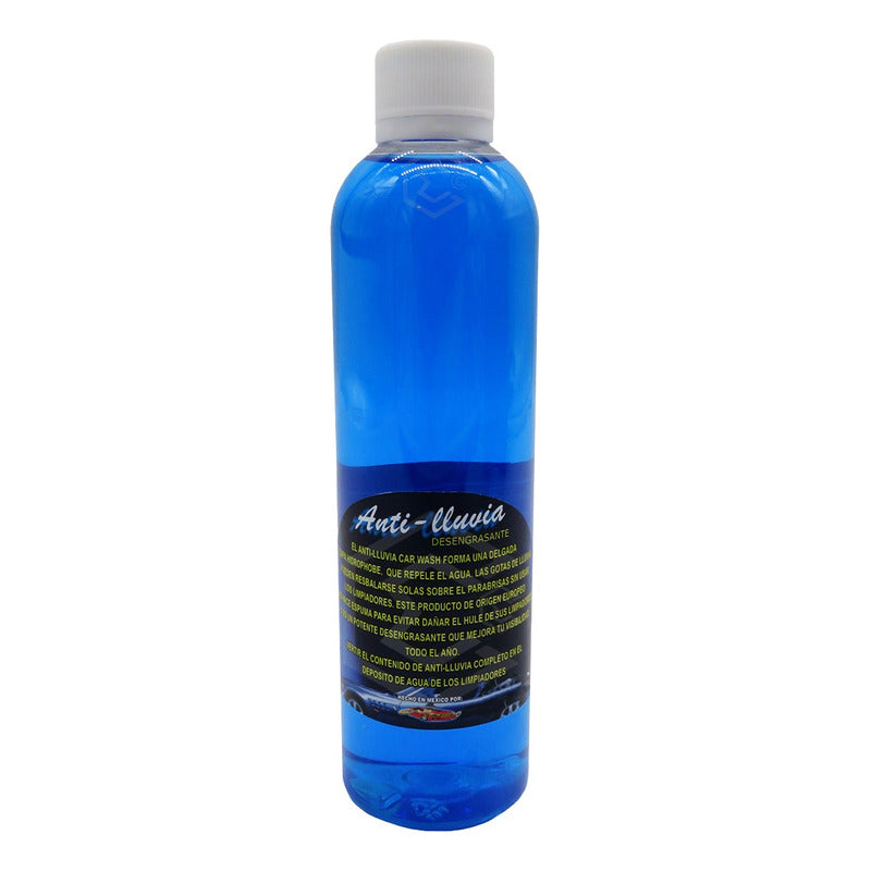 3 Desengrasante Repelente Agua Parabrisas Buena Visibilidad Azul
