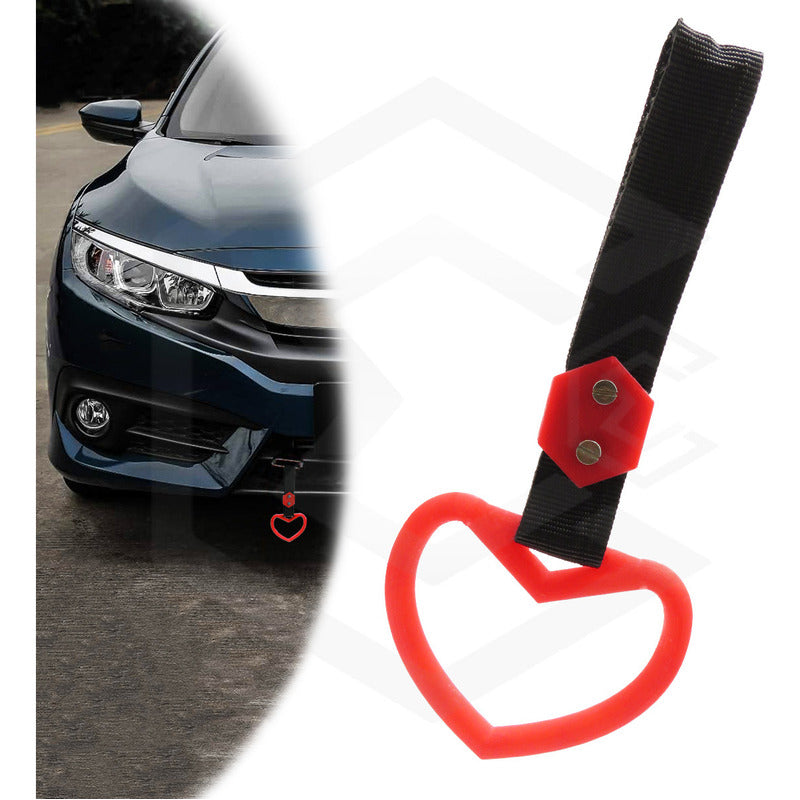 Tiron Corazon Jdm Tsurikawa Strap Remolque Gancho Decorativo