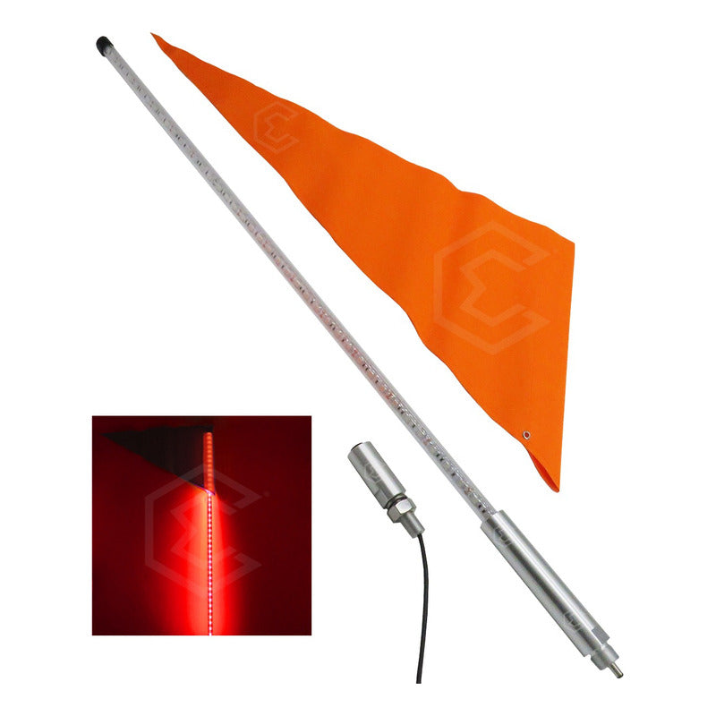 Antena 84 Leds Universal Bandera Rzr Can Am Atv 90cm 12-24v