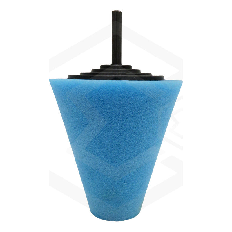 Cono Para Pulido De Rines Esponja Marca Etari Azul Corte