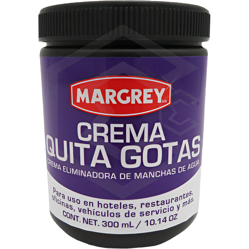Crema Quita Gotas Vidrios Y Cristales Pieza 300 Ml Margrey