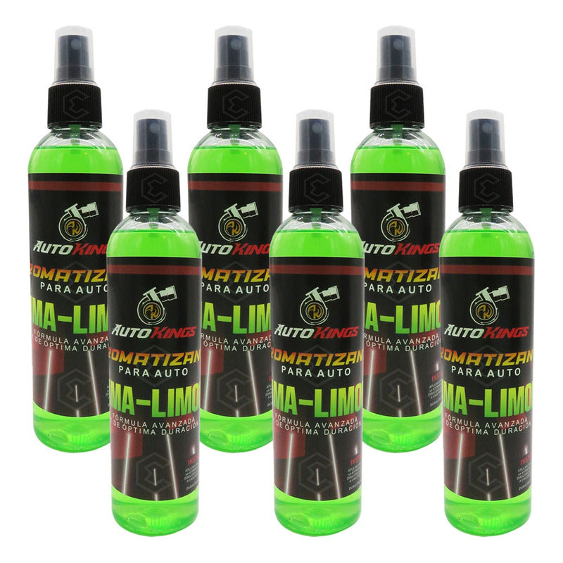 6 Aromatizante P Auto Desodorante Liquido Casa Oficina 270ml