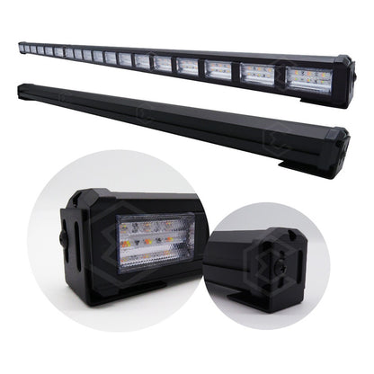 Barra 324 Led 19 Funciones 18 Módulos Bicolor Estrobo 12-24v