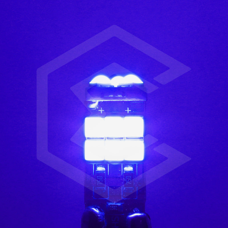 Kit De 10 Focos Pellizco T10 15 Leds Burbuja Doble Polaridad