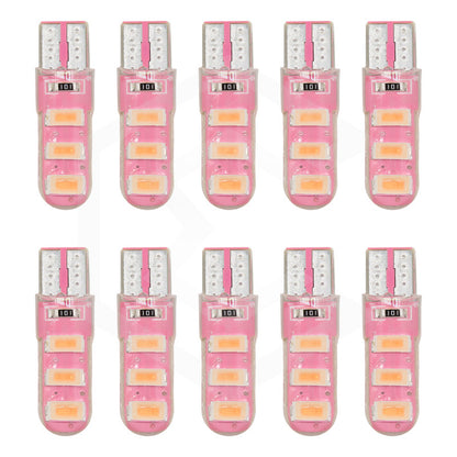 Kit De 10 Focos De Pellizco T10 6 Gel Leds Smd Alta Potencia