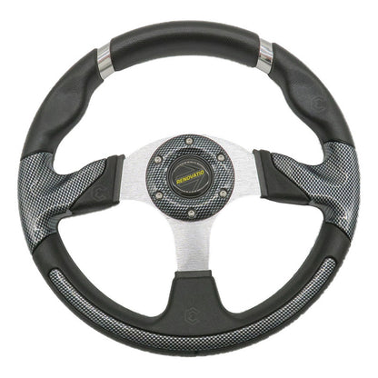 Volante Deportivo Universal De Metal Con Agarre En Cromo