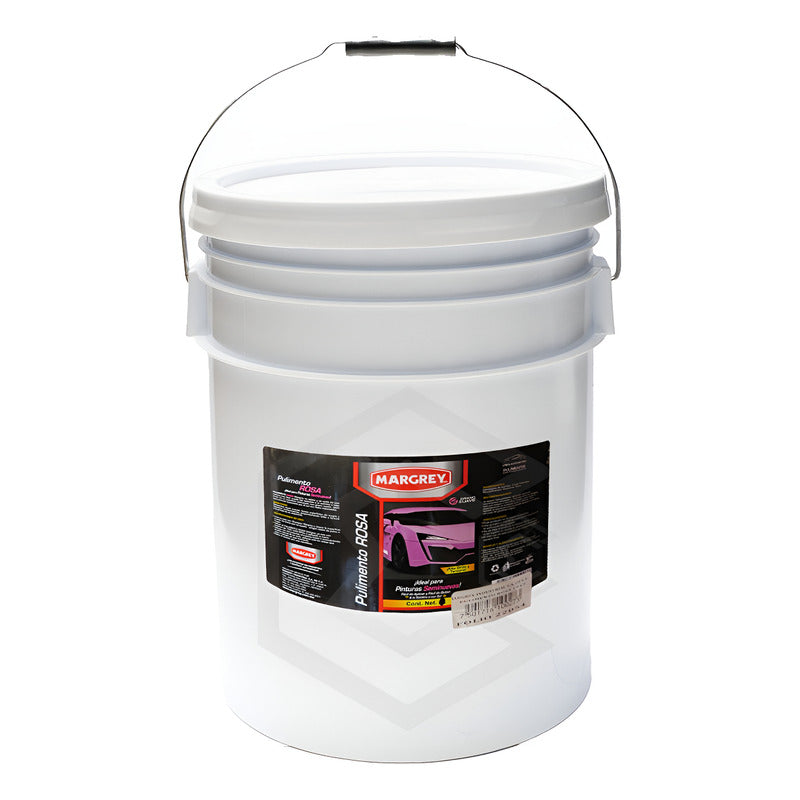Cubeta Pulimento 19lt Blanco,rojo,rosa Alto Brillo A Elegir