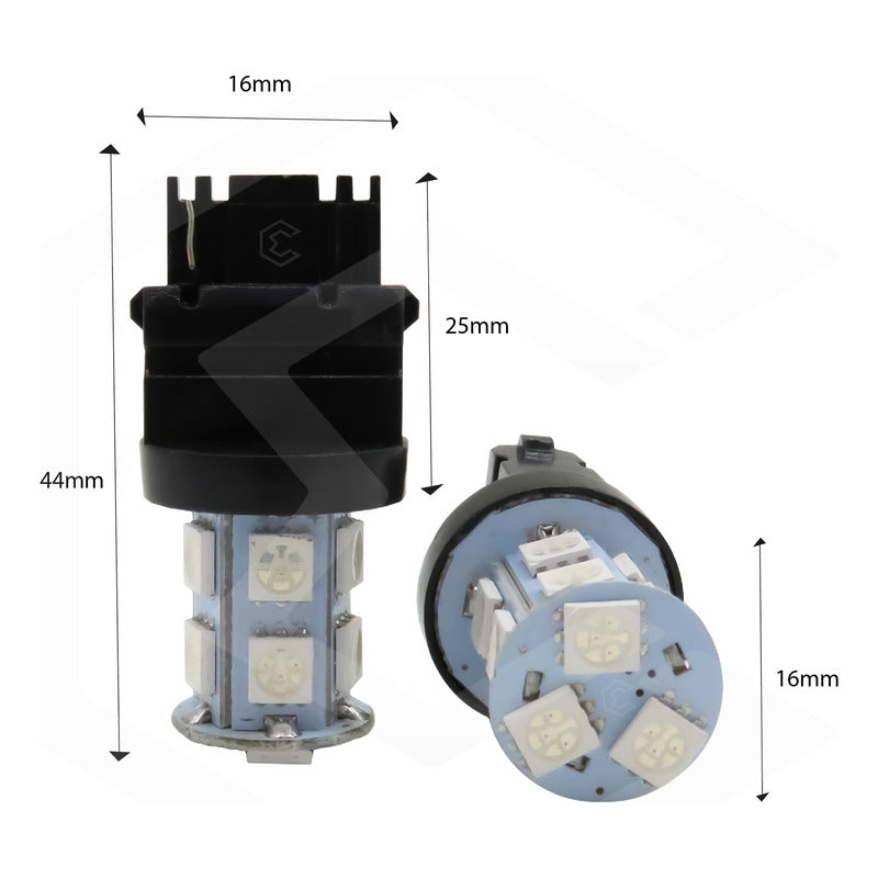Par Focos 13 Led 3156 Cuarto Direccional Función Estrobo 12v