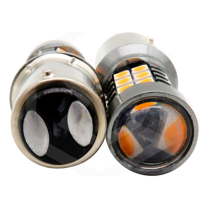 2 Focos 27 Led 1156 1157 3157 7440 7443 No Error Stop Cuarto