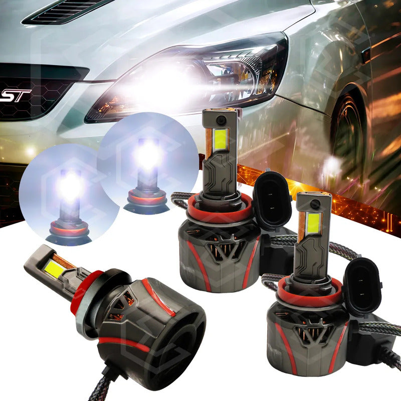 2 Focos 30 Leds H11 Ventilador Alta O Baja 36000lm 95w 9-36v H11
