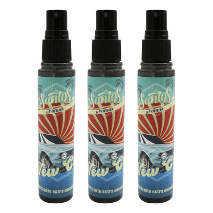 3 Aromatizante Botella Spray Liquido 60ml Auto Casa Ambiente