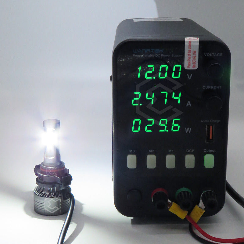 Kit Focos H16 12 Led Csp 9-30v 29.6w Real Alta Baja 8000lm H16