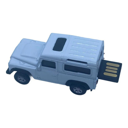 Memoria Usb En Forma De Coche Land Rover Defender 16gb Lujo Blanco Land Rover