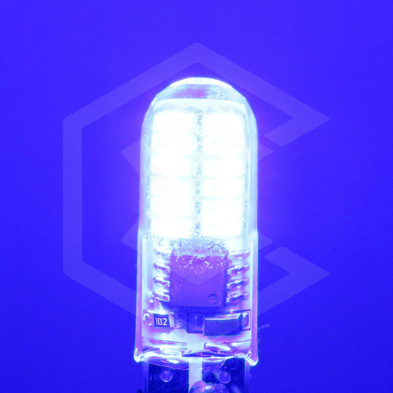 Par De Focos De Pellizco 24 Leds Canbus Fijo+estrobo 12v