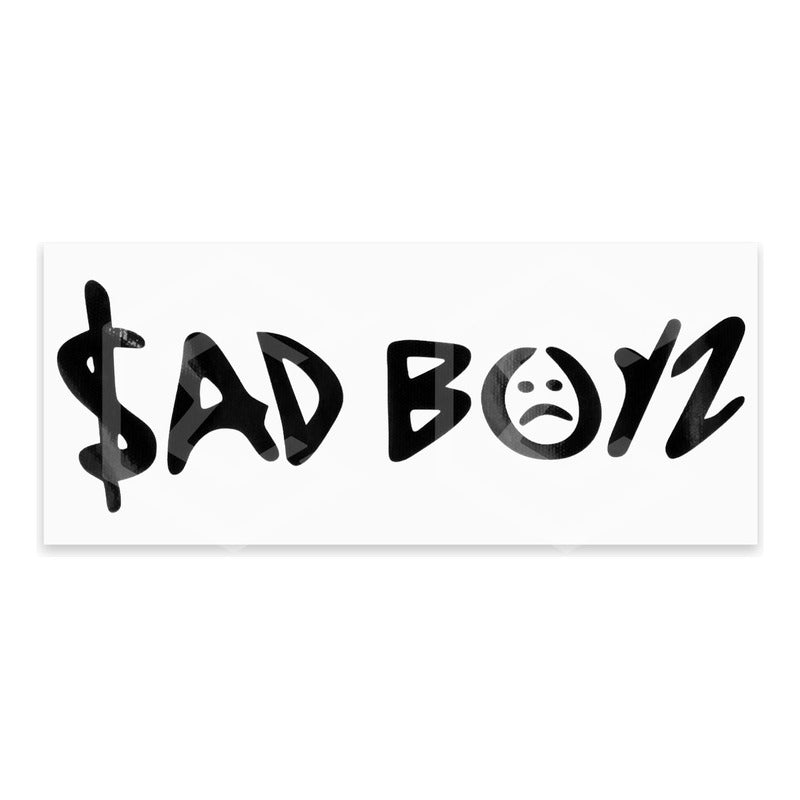 10 Calcomanía Sad Boyz Junior Sticker Vinil Auto Moto 25x8cm