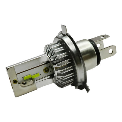 Foco Moto H4 12 Led Csp Alta Intensidad Cuerpo Metal 9000 T H4