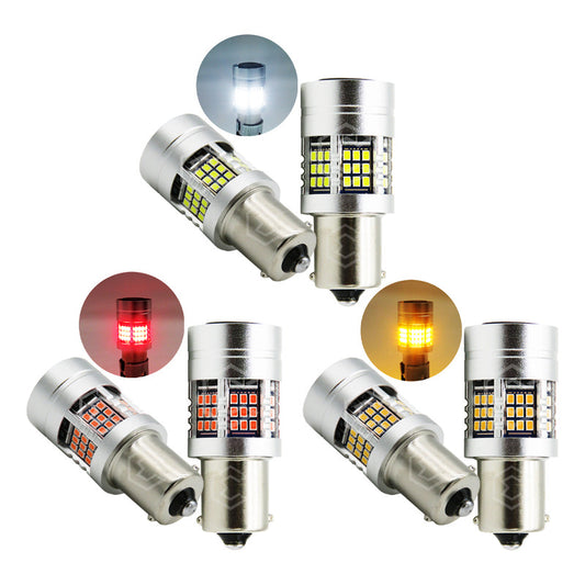 2 Focos 1156 54 Leds Canbus Fijo Ventilador 12v 29w 1000lm